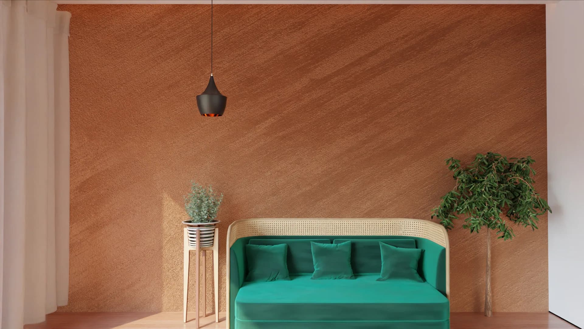 Bedroom - Silkcoat application example