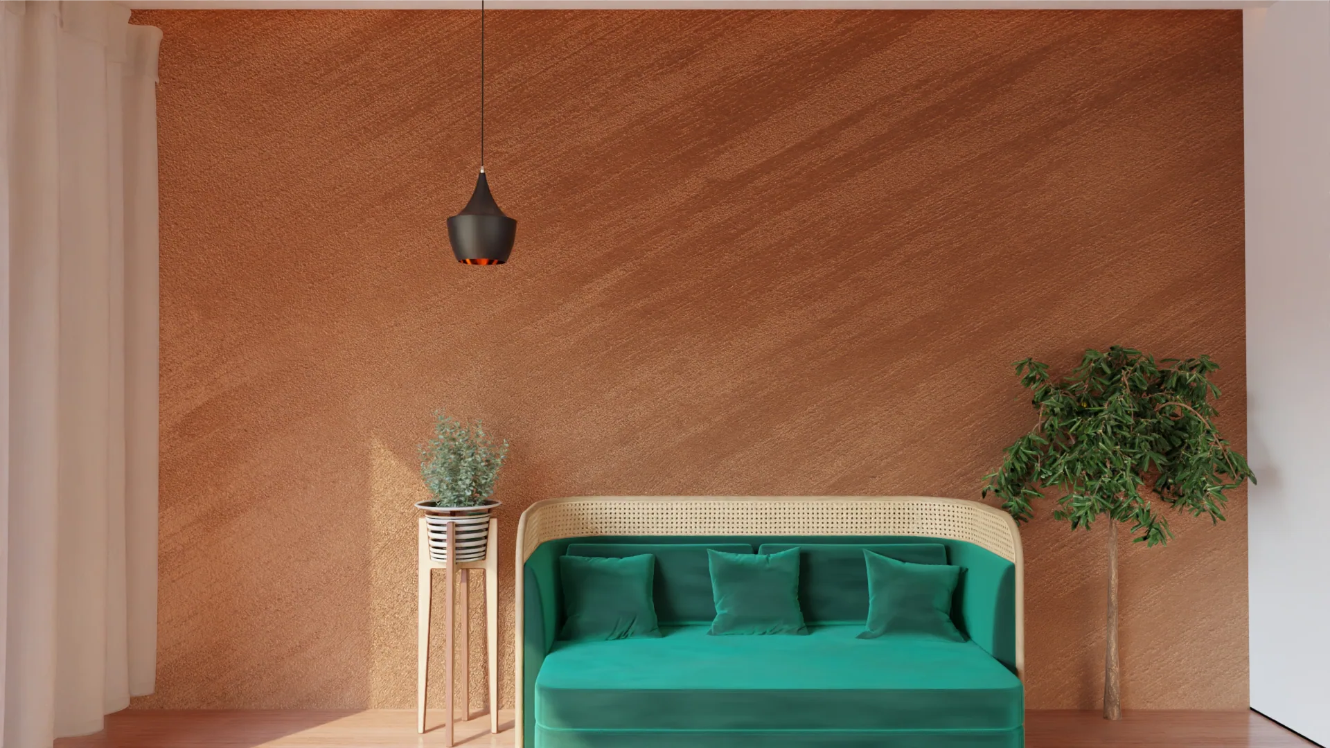 Bedroom - Silkcoat application example